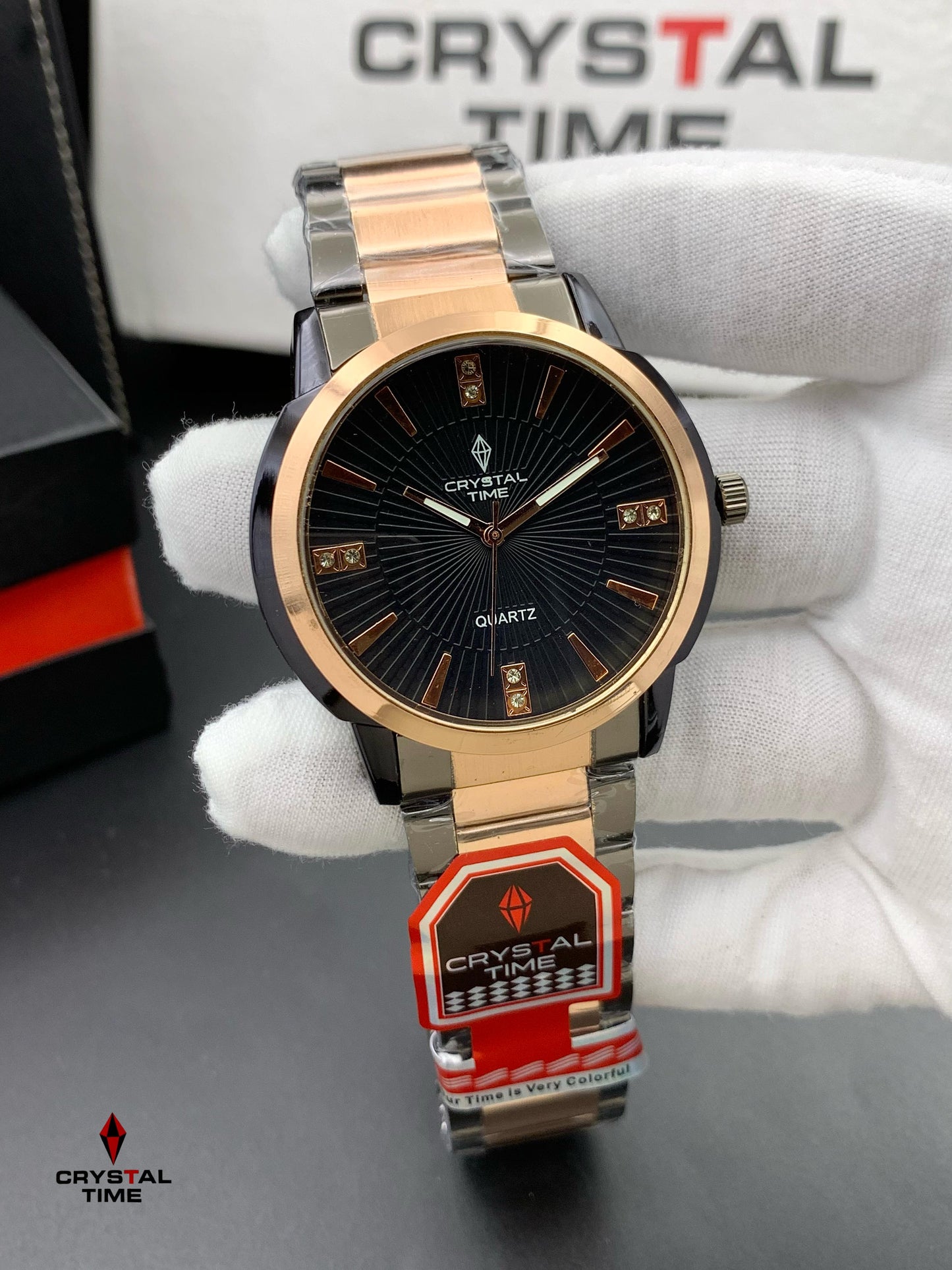 CT‑2 Premium Stainless‑Steel Analogue Watch 