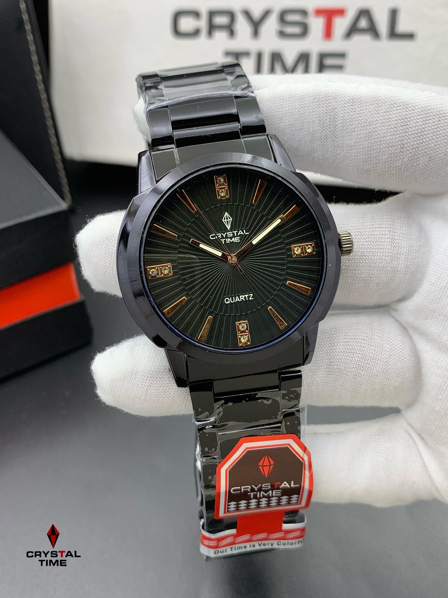 CT‑2 Premium Stainless‑Steel Analogue Watch 