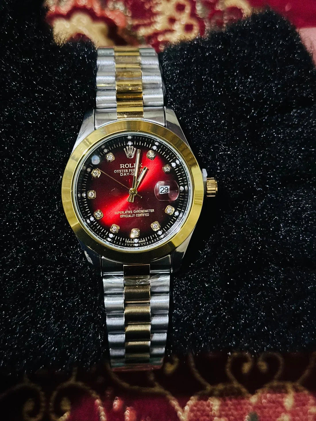 RLX 2 Tone Stylish Watch